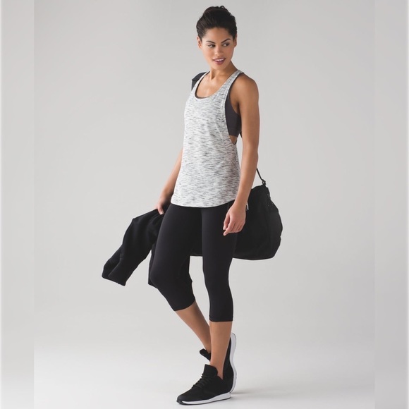 Lululemon On Track Crop (19") Black Luxtreme - Picture 6 of 15